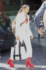 QUINTESSA SWINDELL Arrives at Black Adam Event in Hollywood 10/08/2022