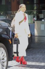 QUINTESSA SWINDELL Arrives at Black Adam Event in Hollywood 10/08/2022