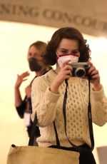 RACHEL BROSNAHAN on the Set of The Marvelous Mrs. Maisel in New York 09/30/2022