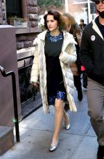 RACHEL BROSNAHAN on the Set of The Marvelous Mrs. Maisel in New York 10/20/2022