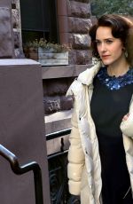 RACHEL BROSNAHAN on the Set of The Marvelous Mrs. Maisel in New York 10/20/2022