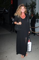 RACHEL HUNTER Leaves Dinner in West Hollywood 06/10/2022
