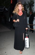 RACHEL HUNTER Leaves Dinner in West Hollywood 06/10/2022