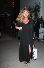RACHEL HUNTER Leaves Dinner in West Hollywood 06/10/2022