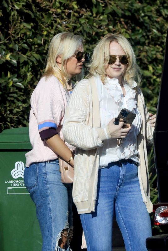 REBEL WILSON and RAMONA AGRUMA Out in Beverly Hills 10/11/2022