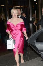 REBEL WILSON Leaves BFI Luminous Fundraising Gala in London 09/29/2022