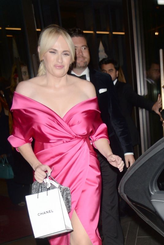 REBEL WILSON Leaves BFI Luminous Fundraising Gala in London 09/29/2022