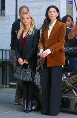REESE WITHERSPOON and JULIANNA MARGUILES Out Filming in New York 09/30/2022