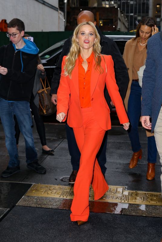 REESE WITHERSPOON Arrives at Today Show in New York 10/04/2022
