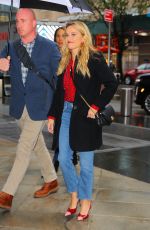 REESE WITHERSPOON Out at Columbus Circle in New York 10/04/2022