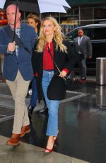 REESE WITHERSPOON Out at Columbus Circle in New York 10/04/2022