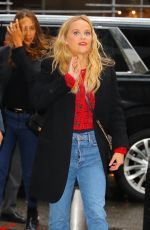 REESE WITHERSPOON Out at Columbus Circle in New York 10/04/2022