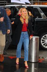 REESE WITHERSPOON Out at Columbus Circle in New York 10/04/2022