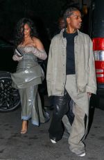 RIHANNA and A$AP Rocky Leaves Black Panther: Wakanda Forever Premiere Afterparty in Los Angeles 10/26/2022