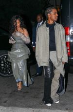 RIHANNA and A$AP Rocky Leaves Black Panther: Wakanda Forever Premiere Afterparty in Los Angeles 10/26/2022
