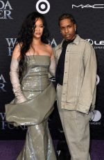 RIHANNA at Black Panther: Wakanda Forever Premiere in Los Angeles 10/26/2022