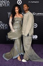 RIHANNA at Black Panther: Wakanda Forever Premiere in Los Angeles 10/26/2022
