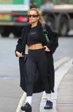 RITA ORA Leaves a Gym in London 10/28/2022