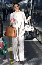 ROCHELLE HUMES Out and About in Manchester 10/13/2022