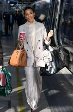 ROCHELLE HUMES Out and About in Manchester 10/13/2022