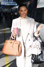 ROCHELLE HUMES Out and About in Manchester 10/13/2022