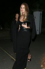 ROSIE HUNTINGTON-WHITELEY Arrives at Private Dinner and Party hosted by Monot in London 10/12/2022