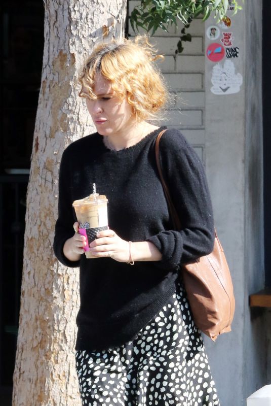 RUMER WILLIS Out for Iced Coffee in Los Angeles 10/05/2022
