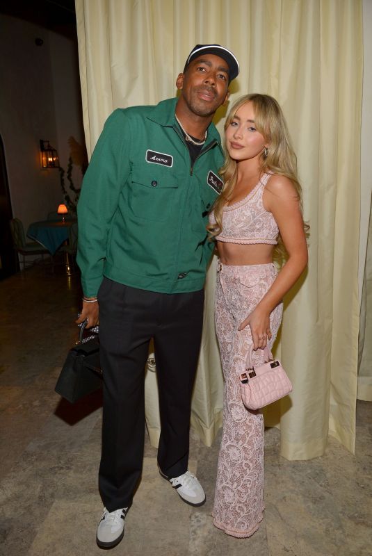 SABRINA CARPENTER at Giambattista Valli Dinner in Los Angeles 10/18/2022