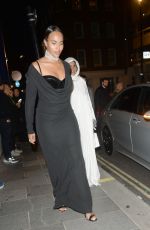 SABRINA DHOWRE ELBA Leaves BFI Luminous Fundraising Gala in London 09/29/2022