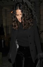 SALMA HAYEK Leaves Scott