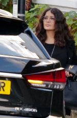 SALMA HAYEK Out Shopping in London 10/24/2022