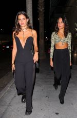 SARA SAMPAIO and GEORGIE FLORES Night Out in Los Angeles 10/07/2022