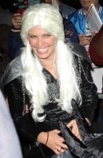 SARA SAMPAIO Arrives at Casamigos Halloween Party in Beverly Hills 10/28/2022
