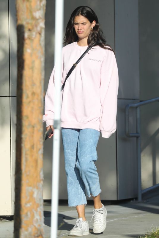 SARA SAMPAIO Out and About in Los Angeles 10/11/2022