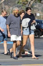 SARAH BRADY Out Shopping with Friends in Malibu 10/02/2022