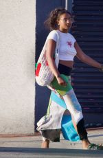 SASHA OBAMA Out and About in Los Angeles 08/21/2022