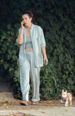 SCOUT WILLIS Out with Her Dog in Los Angeles 10/16/2022