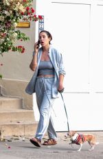 SCOUT WILLIS Out with Her Dog in Los Angeles 10/16/2022
