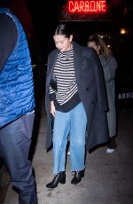 SELENA GOMEZ Leaves Carbone in New York 10/19/2022