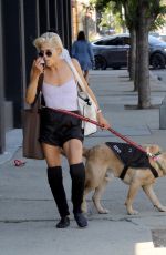 SELMA BLAIR Leaves DWTS Studio in Los Angeles 10/04/2022