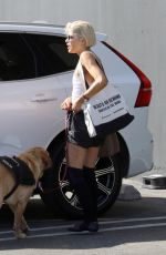 SELMA BLAIR Leaves DWTS Studio in Los Angeles 10/04/2022