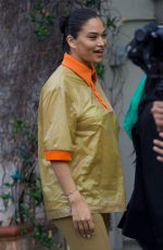 SHANINA SHAIK Arrives a Lacoste Event in West Hollywood 10/06/2022