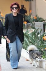 SHARON OSBOURNE Out and About in Beverly Hills 10/06/2022