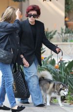 SHARON OSBOURNE Out and About in Beverly Hills 10/06/2022