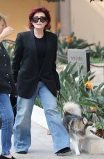 SHARON OSBOURNE Out and About in Beverly Hills 10/06/2022