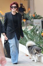 SHARON OSBOURNE Out and About in Beverly Hills 10/06/2022