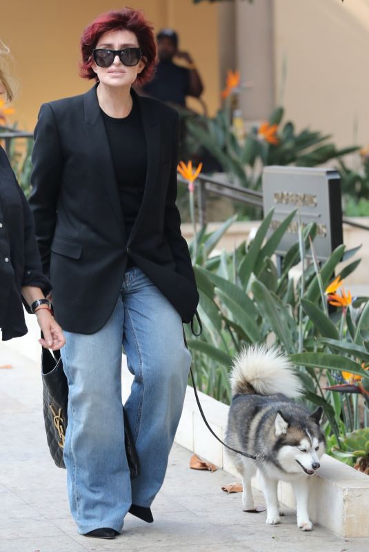 SHARON OSBOURNE Out and About in Beverly Hills 10/06/2022
