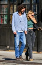 SIENNA MILLER and Oli Green Out in New York 10/06/2022