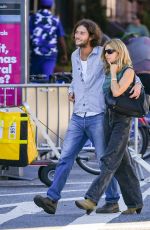 SIENNA MILLER and Oli Green Out in New York 10/06/2022