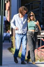 SIENNA MILLER and Oli Green Out in New York 10/06/2022